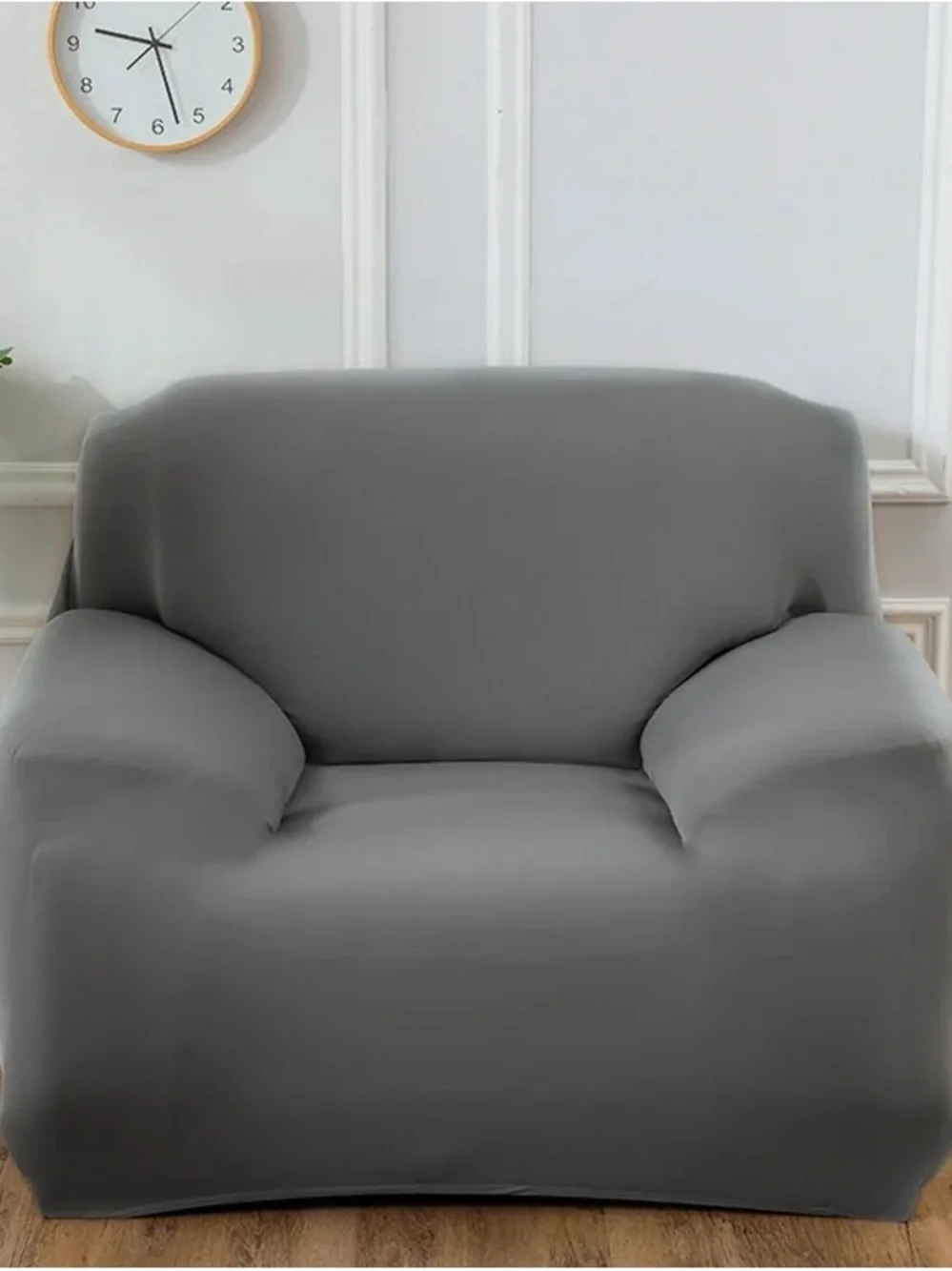 🎉NWT🎉 Gray Stretch Armchair Slipcover - Neutral Home Accent - New in Packaging